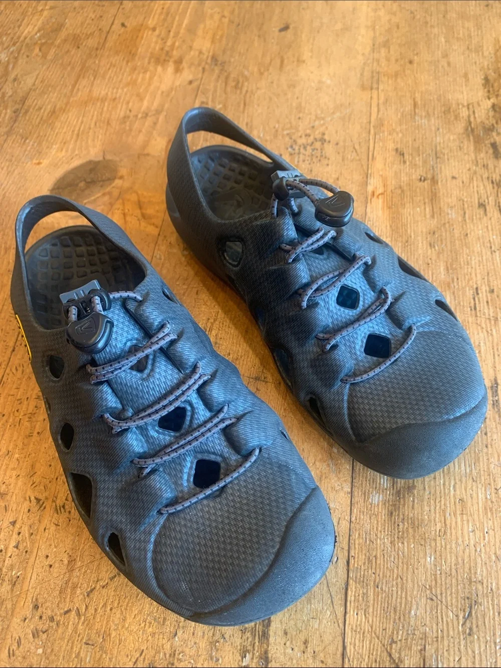 KEEN Kids Black Closed-Toe Water Shoes